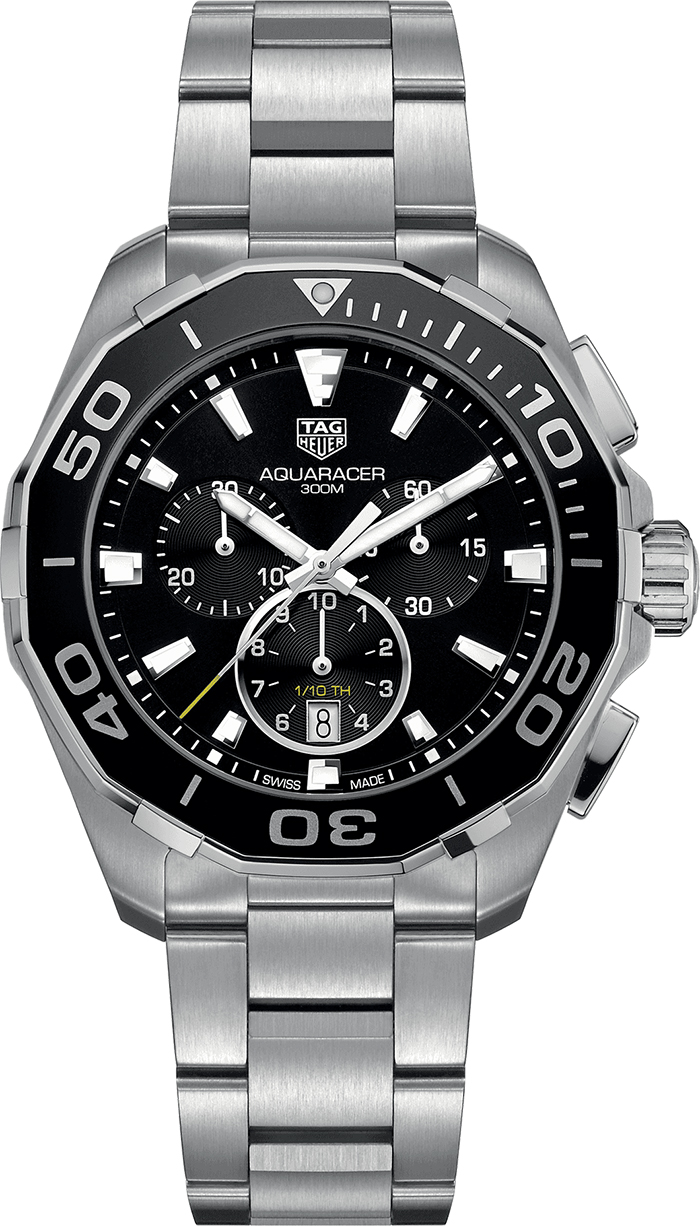 Tag Heuer Aquaracer Battery Operated Quartz Black Mens Watch CAY111A.BA0927 