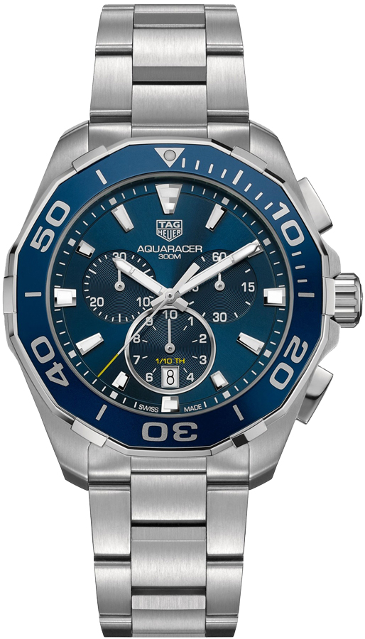 Tag Heuer Aquaracer Battery Operated Quartz Blue Mens Watch CAY111B.BA0927 