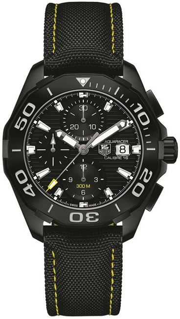 Tag Heuer Aquaracer Self winding Automatic Black Mens Watch CAY218A.FC6361 
