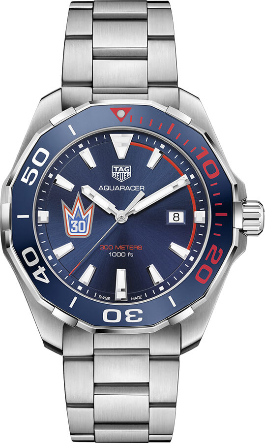 Tag Heuer Aquaracer 
Battery Operated Quartz Blue Mens Watch WAY101J-BA0746 