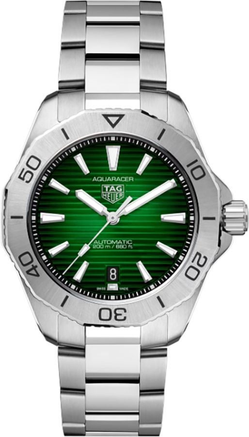 Tag Heuer Aquaracer Self Winding Automatic Green Mens Watch WBP2115.BA0627 
