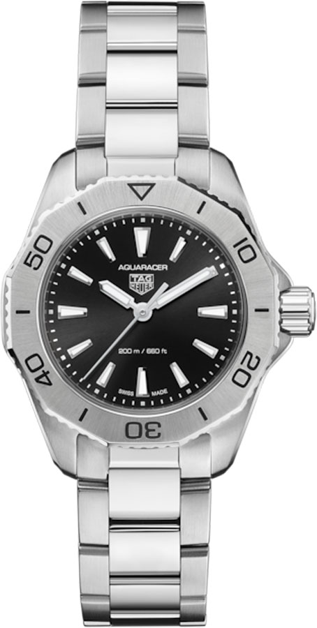 Tag Heuer Aquaracer Battery Operated Quartz Black Ladies Watch WBP1410.BA0622 
