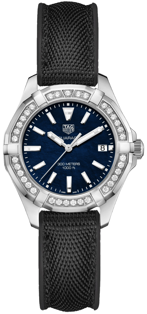 Tag Heuer Aquaracer 
Battery Operated Quartz Blue Ladies Watch WAY131N-FT6092 
