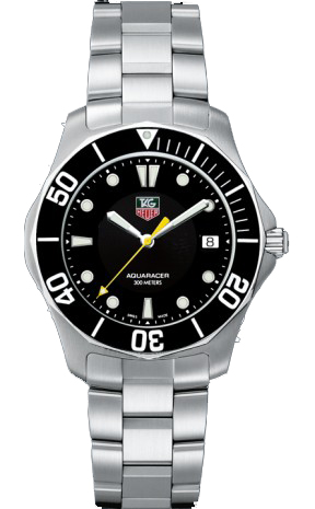 Tag Heuer Aquaracer 
Battery Operated Quartz Black Watch WAB1110-BA0800 