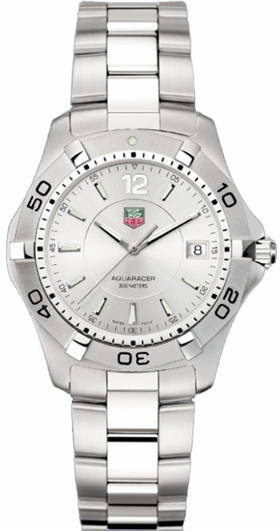 Tag Heuer Aquaracer 
Battery Operated Quartz Silver Watch WAF1112-BA0801 