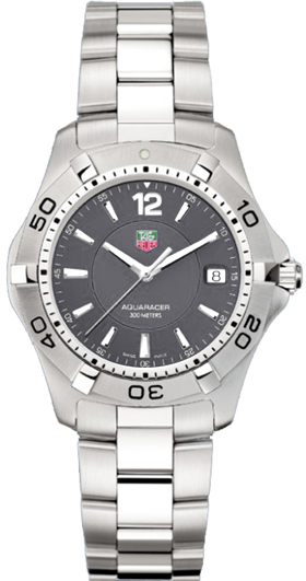 Tag Heuer Aquaracer 
Battery Operated Quartz Grey Mens Watch WAF111E.BA0801 