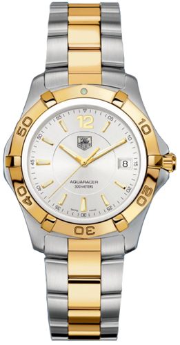 Tag Heuer Aquaracer 
Battery Operated Quartz Silver Mens Watch WAF1120-BB0807 
