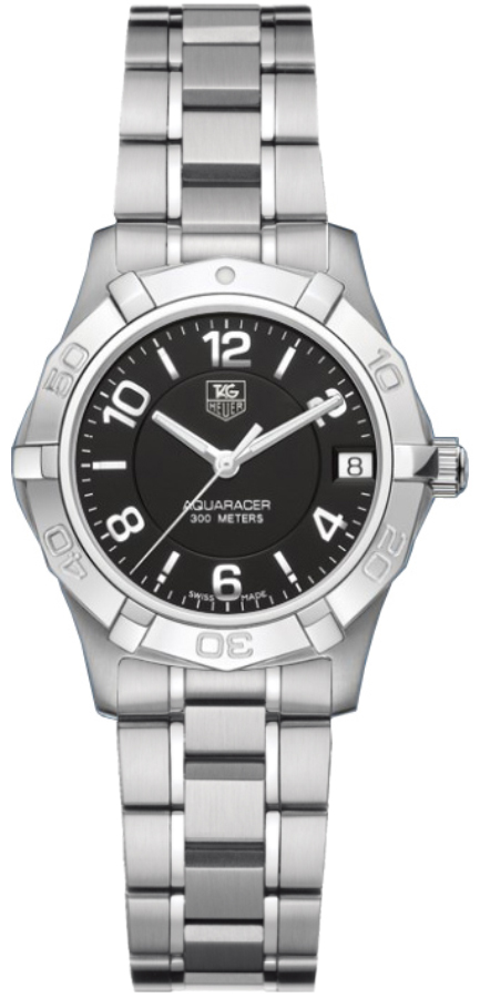 Tag Heuer Aquaracer 
Battery Operated Quartz Black Ladies Watch WAF1310.BA0817 