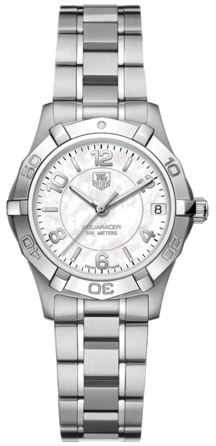 Tag Heuer Aquaracer 
Battery Operated Quartz White Ladies Watch WAF1311.BA0817 