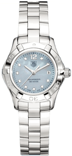 Tag Heuer Aquaracer 
Battery Operated Quartz Blue Ladies Watch WAF1419-BA0813 