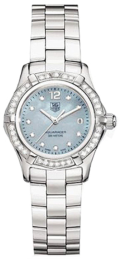 Tag Heuer Aquaracer 
Battery Operated Quartz Blue Ladies Watch WAF141J-BA0824 