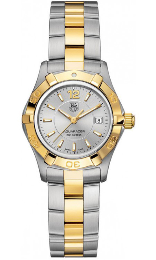 Tag Heuer Aquaracer 
Battery Operated Quartz Silver Ladies Watch WAF1420-BB0825 