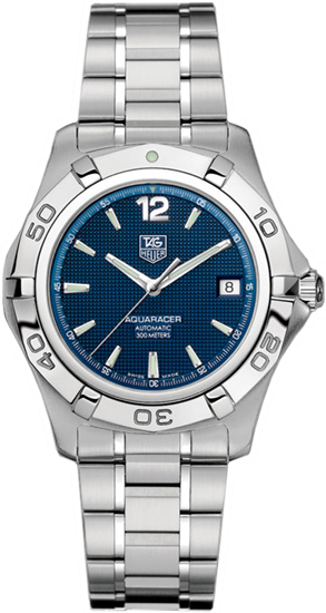 Tag Heuer Aquaracer Self winding Automatic Blue Mens Watch WAF2112-BA0806 