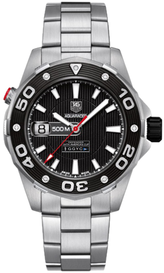 Tag Heuer Aquaracer Self winding Automatic Black Mens Watch WAJ2119-BA0870 