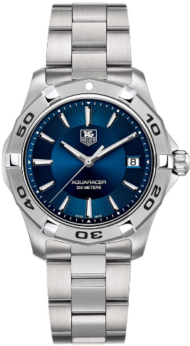 Tag Heuer Aquaracer 
Battery Operated Quartz Blue Mens Watch WAP1112.BA0831 