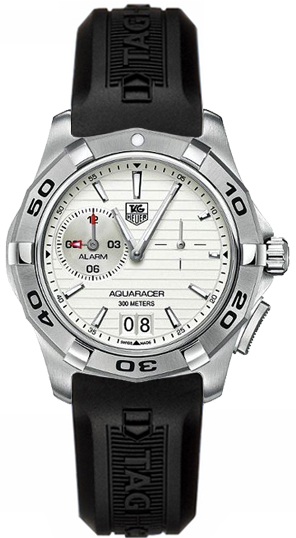 Tag Heuer Aquaracer Battery Operated Quartz White Mens Watch WAP111Y-FT6029 