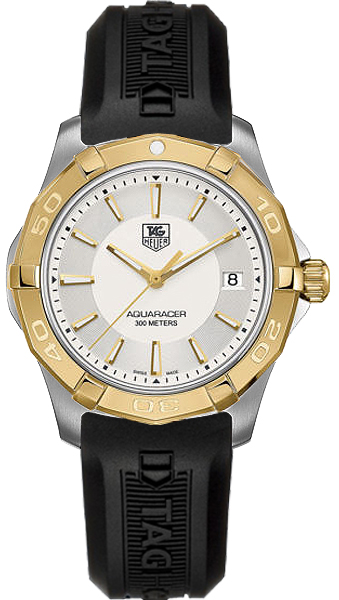 Tag Heuer Aquaracer 
Battery Operated Quartz Silver Mens Watch WAP1120-FT6027 