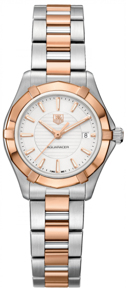 Tag Heuer Aquaracer Battery Operated Quartz Silver Ladies Watch WAP1450.BD0837 