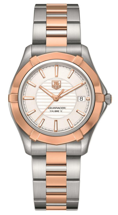 Tag Heuer Aquaracer Self winding Automatic Silver Mens Watch WAP2150.BD0839 