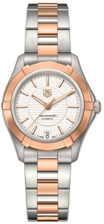 Tag Heuer Aquaracer Self winding Automatic Silver Ladies Watch WAP2350.BD0838 