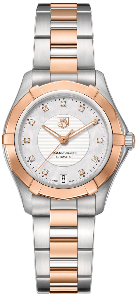 Tag Heuer Aquaracer Self winding Automatic Silver Ladies Watch WAP2351.BD0838 