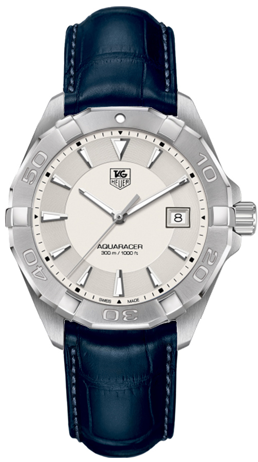 Tag Heuer Aquaracer Battery Operated Quartz Silver Watch WAY1111-FC6292 