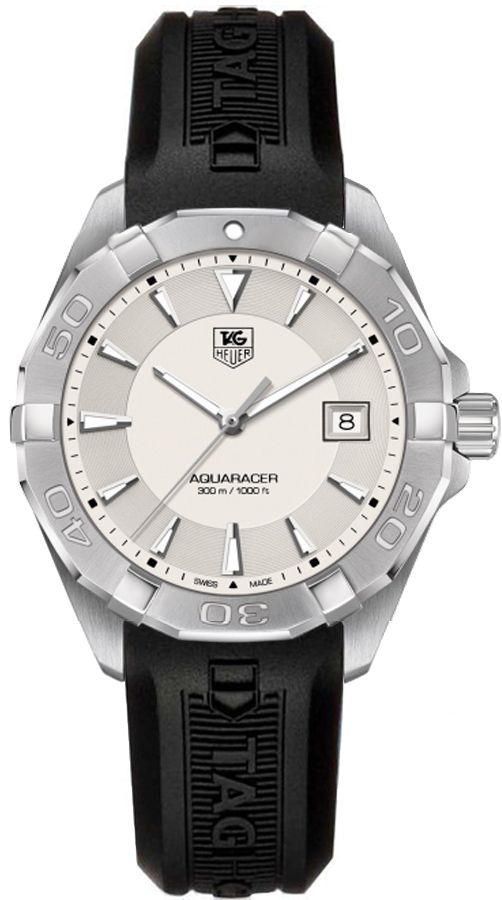 Tag Heuer Aquaracer Battery Operated Quartz Silver Watch WAY1111-FT8021 