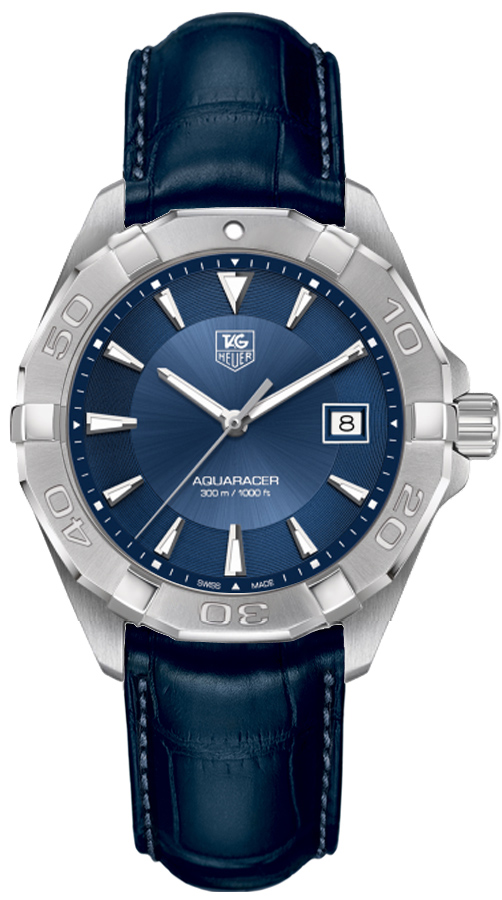 Tag Heuer Aquaracer Battery Operated Quartz Blue Mens Watch WAY1112-FC6292 