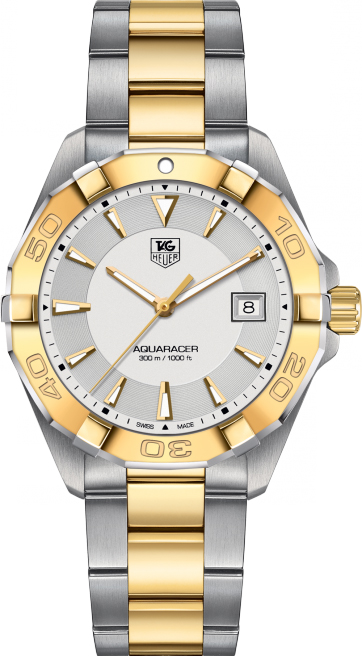 Tag Heuer Aquaracer Battery Operated Quartz Silver Mens Watch WAY1120.BB0930 