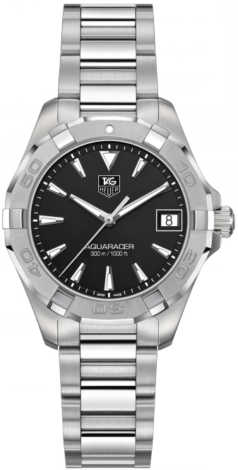 Tag Heuer Aquaracer 
Battery Operated Quartz Black Ladies Watch WAY1310.BA0915 