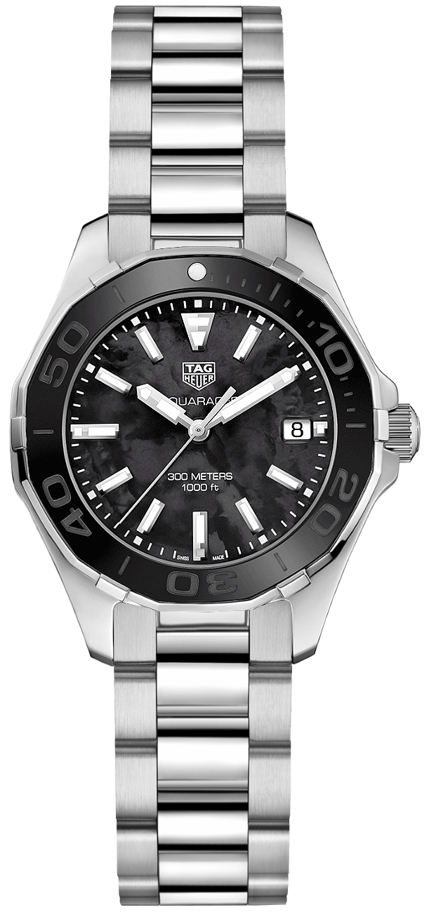 Tag Heuer Aquaracer 
Battery Operated Quartz Black Ladies Watch WAY131K.BA0748 