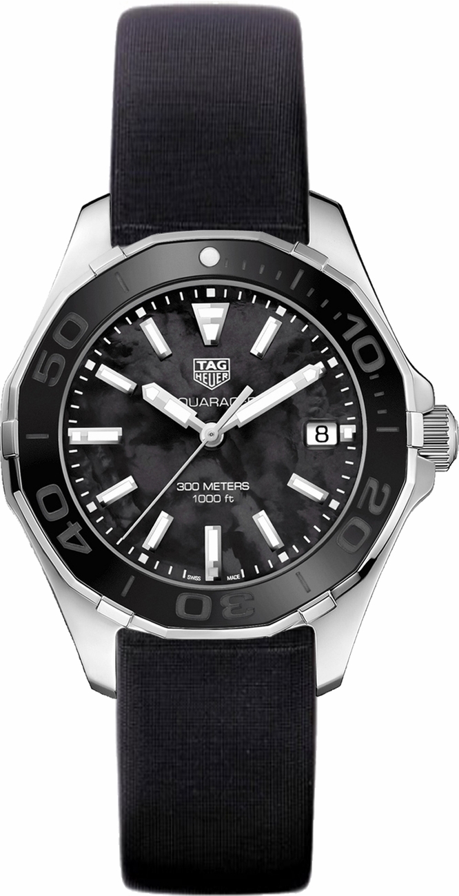 Tag Heuer Aquaracer 
Battery Operated Quartz Black Ladies Watch WAY131K-BC0839 
