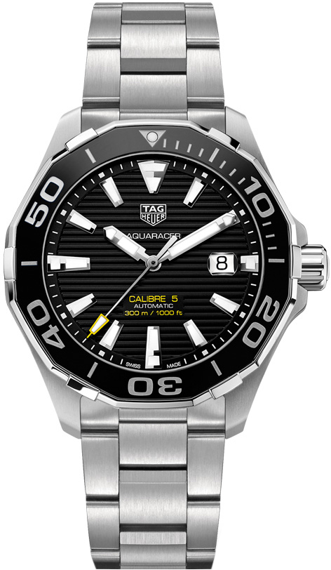 Tag Heuer Aquaracer Self winding Automatic Black Mens Watch WAY201A.BA0927 