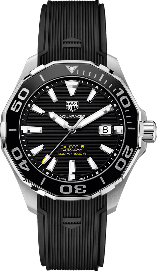 Tag Heuer Aquaracer Self winding Automatic Black Mens Watch WAY201A.FT6142 