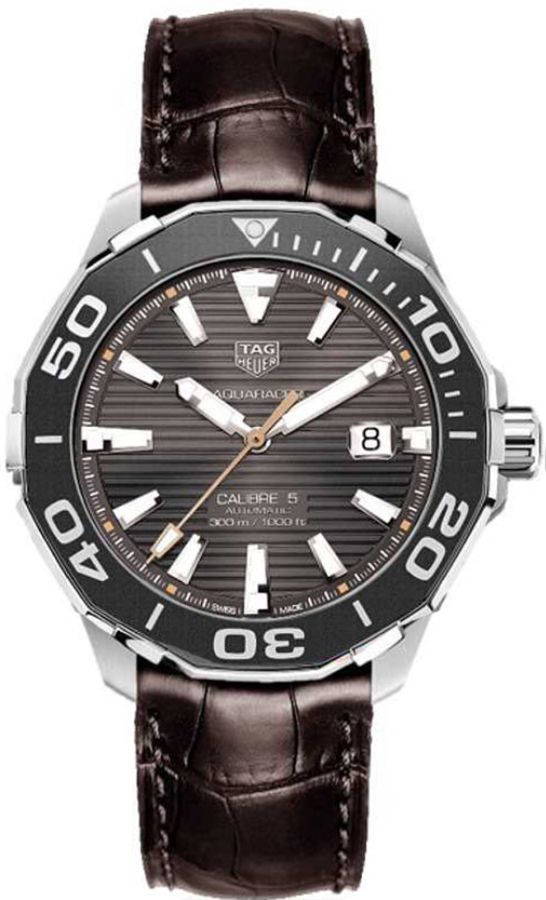 Tag Heuer Aquaracer 
Battery Operated Quartz Grey Mens Watch WAY201M.FC6474 