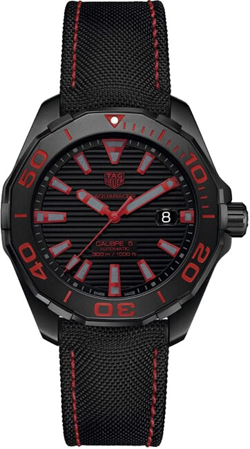 Tag Heuer Aquaracer Self winding Automatic Black Mens Watch WAY208A.FC6381 