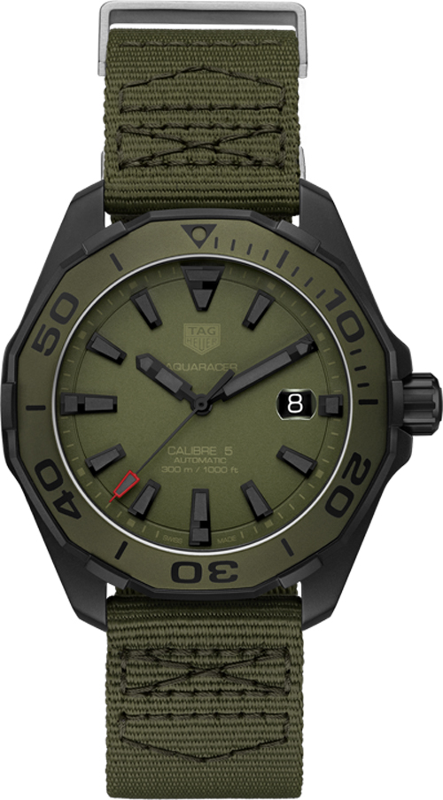 Tag Heuer Aquaracer Self winding Automatic Green Mens Watch WAY208E.FC8222 
