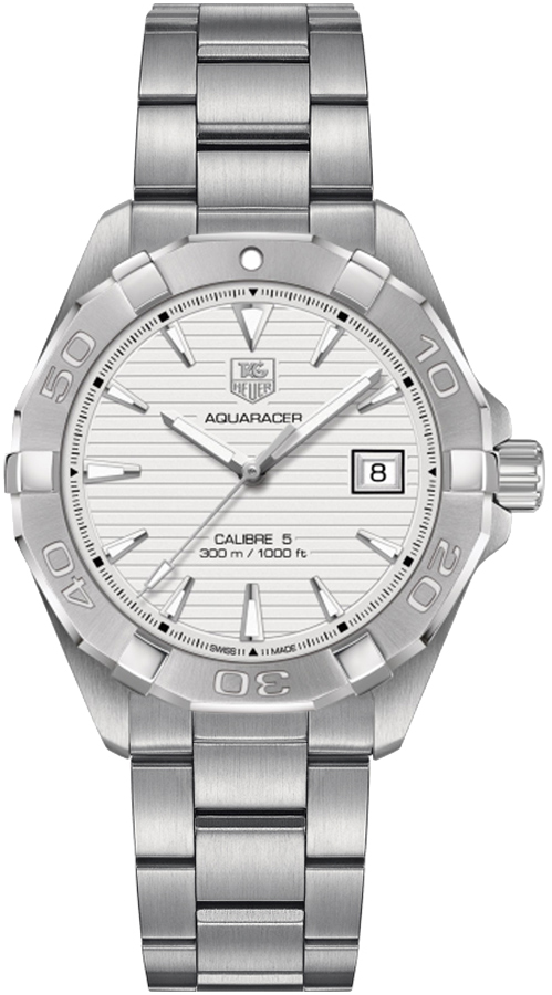 Tag Heuer Aquaracer Self winding Automatic Silver Mens Watch WAY2111.BA0928 