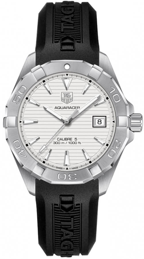 Tag Heuer Aquaracer Self winding Automatic Silver Mens Watch WAY2111-FT8021 