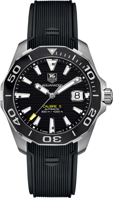 Tag Heuer Aquaracer Self winding Automatic Black Mens Watch WAY211A.FT6068 