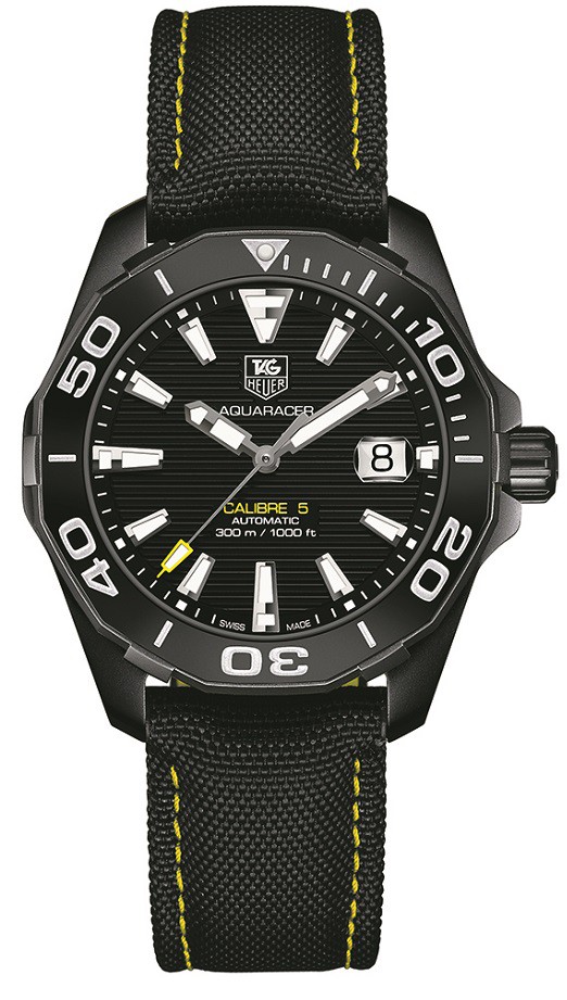 Tag Heuer Aquaracer Self winding Automatic Black Mens Watch WAY218A.FC6362 