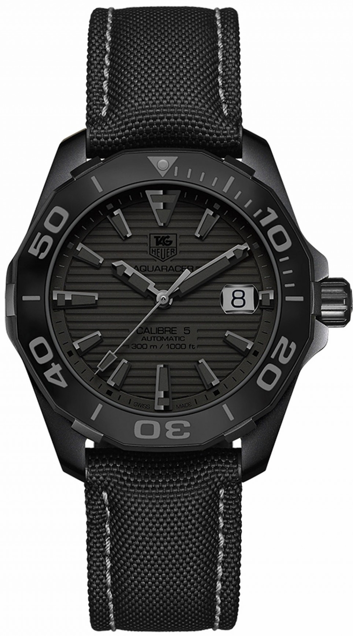Tag Heuer Aquaracer Self winding Automatic Black Mens Watch WAY218B.FC6364 