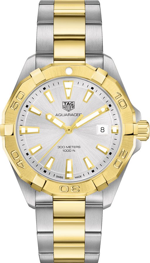 Tag Heuer Aquaracer Battery Operated Quartz Silver Mens Watch WBD1120.BB0930 