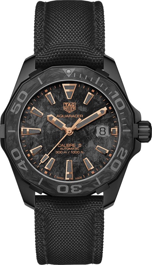 Tag Heuer Aquaracer Self winding Automatic Black Mens Watch WBD218A.FC6445 