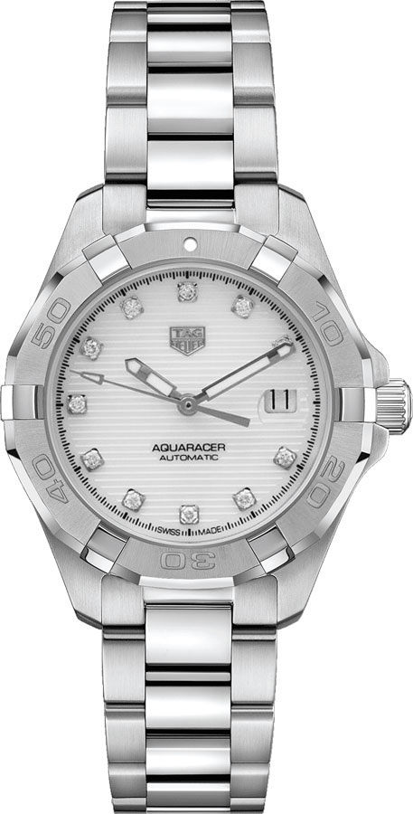 Tag Heuer Aquaracer Self winding Automatic White Ladies Watch WBD2313-BA0740 