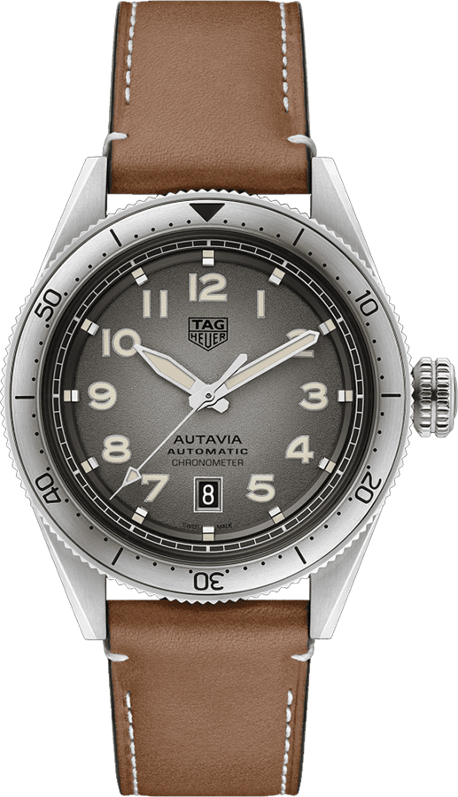 Tag Heuer Autavia Self winding Automatic Grey Mens Watch WBE5115.FC8267 