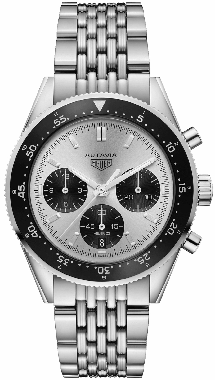 Tag Heuer Autavia Self winding Automatic Silver Mens Watch CBE2111.BA0687 