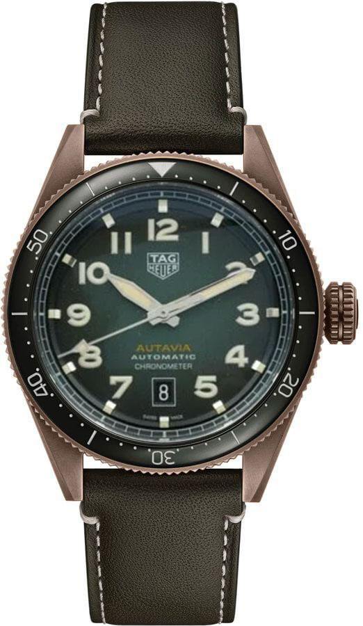 Tag Heuer Autavia Self winding Automatic Green Mens Watch WBE5190.FC8268 