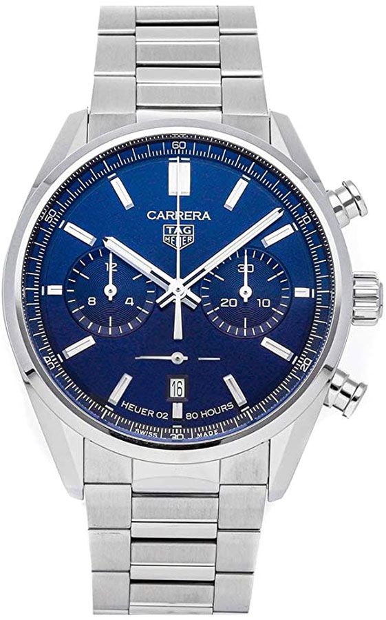 Tag Heuer Carrera Self winding Automatic Blue Mens Watch CBN2011.BA0642 