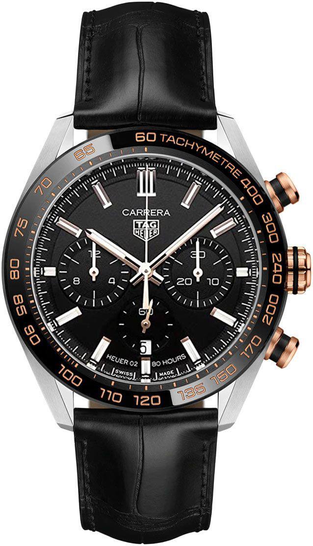 Tag Heuer Carrera Self winding Automatic Black Mens Watch CBN2A5A.FC6481 
